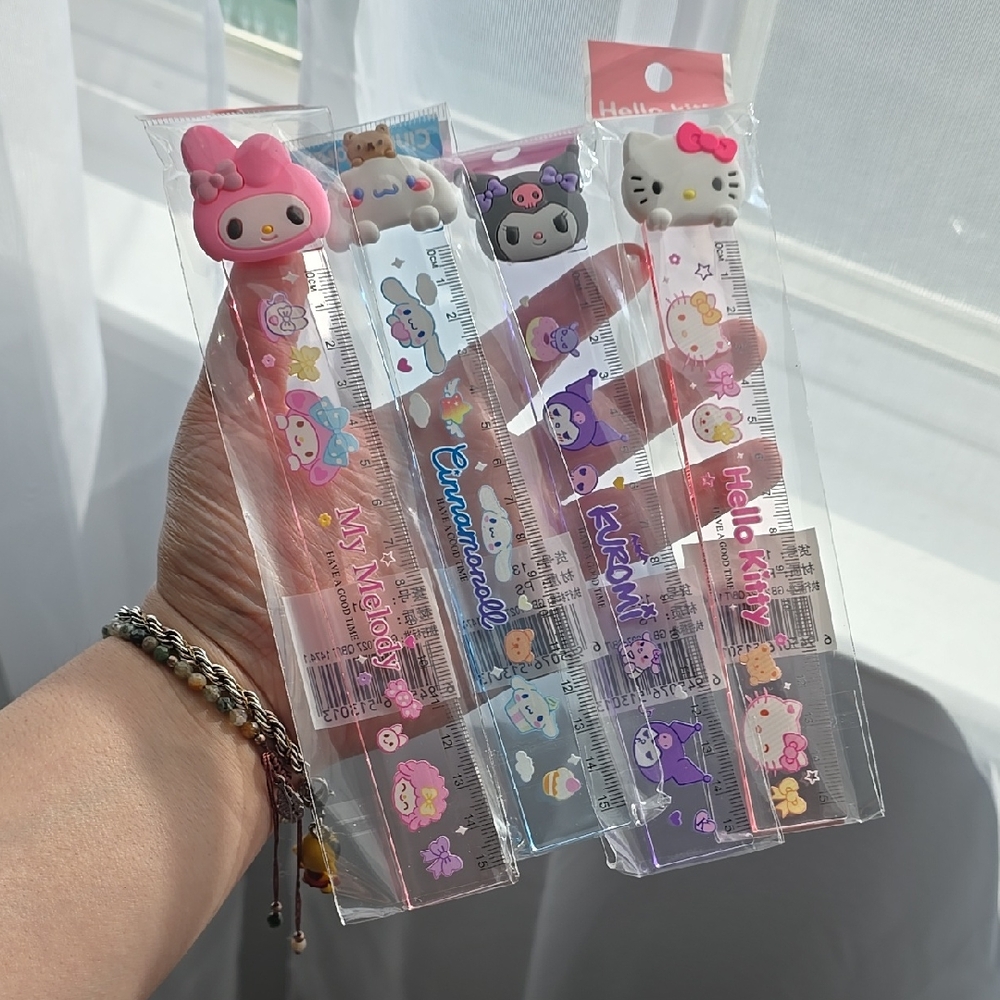 Clear Sanrio Character Ruler - Picture 2 of 5